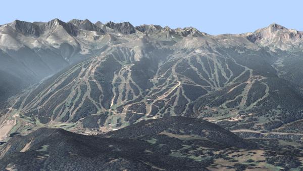 Copper Mountain, valley attenuation